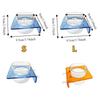 Plastic Fish Tank Feeder Fixed Point Feeding Feed Holder  Saltwater Marine Tank