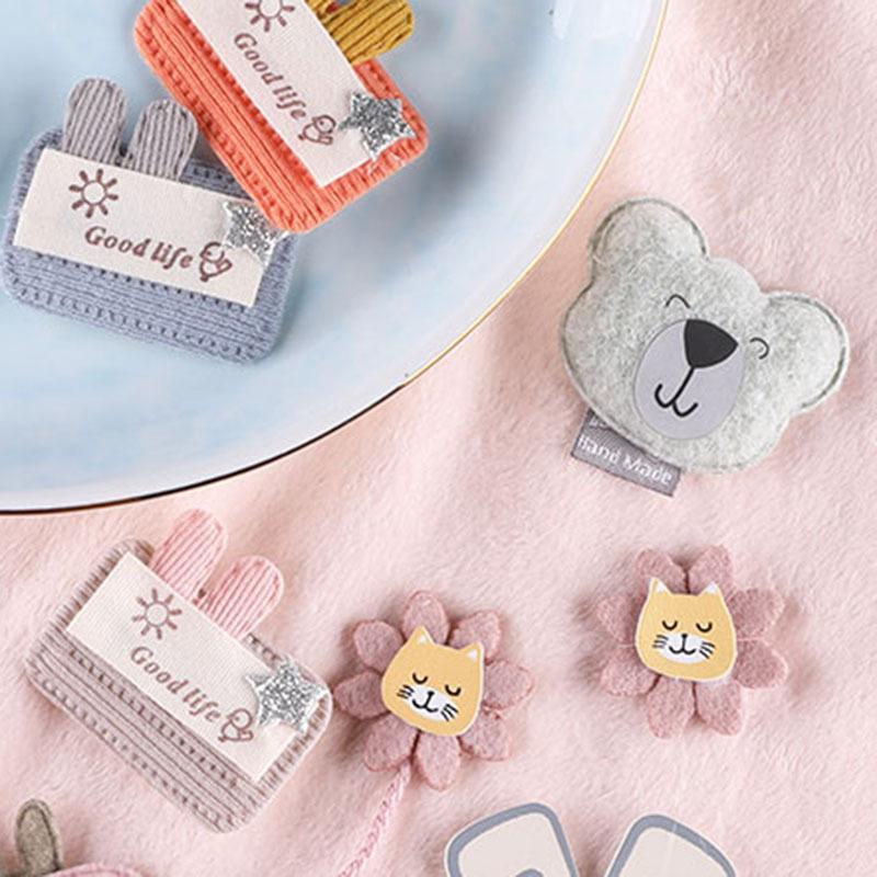 Hair Accessories Decorative Accessories Cute Cartoon Butterfly Hairpin Leather Ring Accessories Brooch Handmade Diy Clothing Accessories