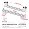 Modern Simple Stainless Steel Kitchen Cabinet & Wardrobe Handle for Doors and Drawers