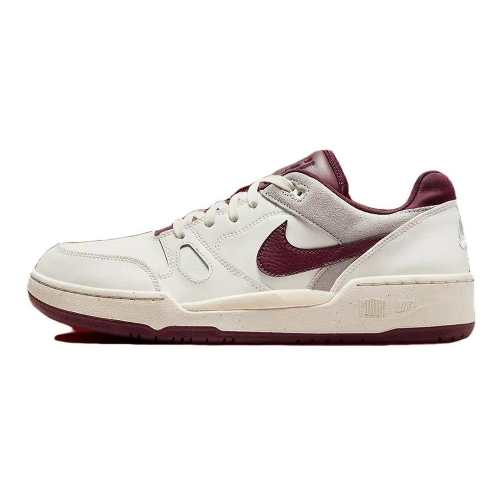 Nike Full Force Code Bear Low Top Skateboard Shoes Men's White Red FZ4629-100(Team692-)