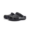 Crocs Classic Clog Subway Graffiti EVA Trendy Versatile Commuter Casual Simple Clog Shoes Men's Black