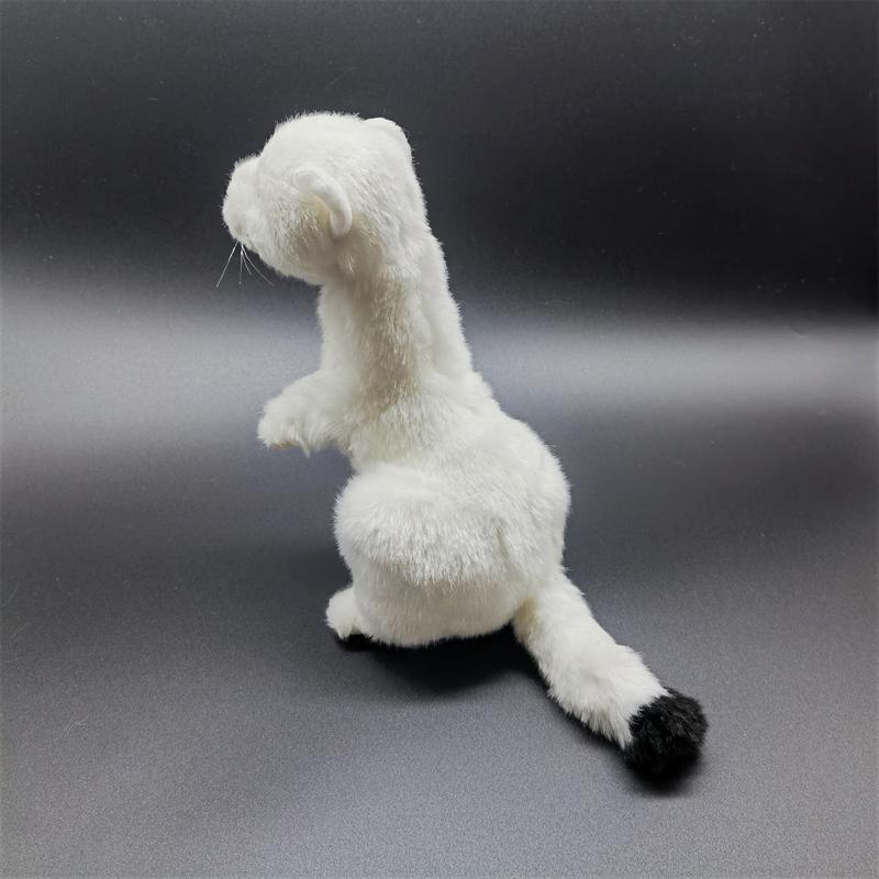 Ferret High Fidelity Cute Mink Stoat Plush Toys Lifelike Animals Simulation Stuffed Doll Toy Gifts For Kids