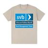 T-shirt Dipartimento Gestione del Rischio Silicon Valley Bank Unisex/Donna Estetica Harajuku Magliette Grafiche Unisex Oversize Sabbia Cotone