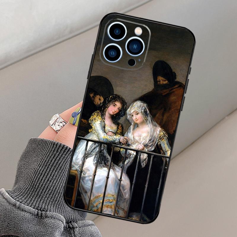 Spain Francisco Goya Art Phone Case For iPhone 14 11 12 13 15 16 Pro Max Mini X XR XS MAX Plus Silicone Cover Case