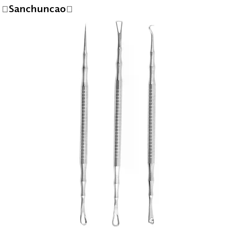 New Acne Blackhead Removal Needles Pimples Blackhead Clip Tweezers Beauty Artifact Blemish Extractor Remover Needle Tool