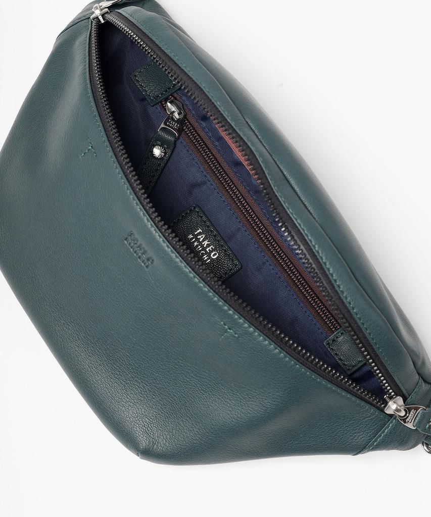 Takeo Kikuchi Men's Flap Shoulder Bag, Green