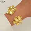 17KM Flower Bracelet For Women Bohemian Style Beaded Chain Adjustable Fashion Jewelry Summer Beach Party Gift Accessories