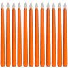 12pcs LED Taper Candles with Long-Lasting Battery for Church and Events