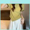 Summer Women T Shirt With Color Block Design And Polyester Fabric For Casual Wear