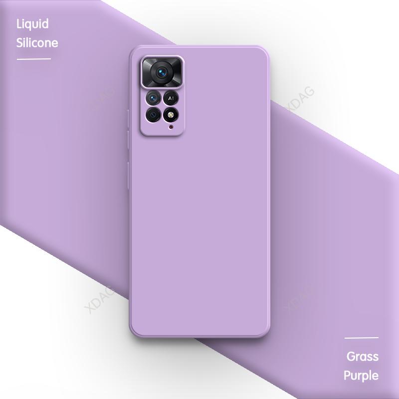 Pure Color Phone Case for Xiaomi Redmi Note11 Note 11 11E 11T 11Pro Pro Plus Pro+ 11S 11SE 4G 5G Soft Liquid Silicone Back Cover
