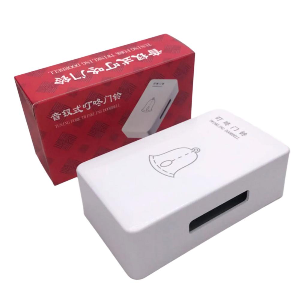 Elektrický indukční zvonek 220V Drátový dveřní zvonek Zvonkohra Povrchová montáž 2 vodiče Mechanický zvonek Snadná instalace