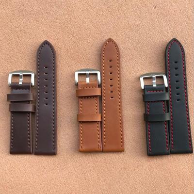 Orologio universale in pelle bovina con cera d'olio Srtap Writst Watch Band Watch Belt unisex 18/20/22/24mm