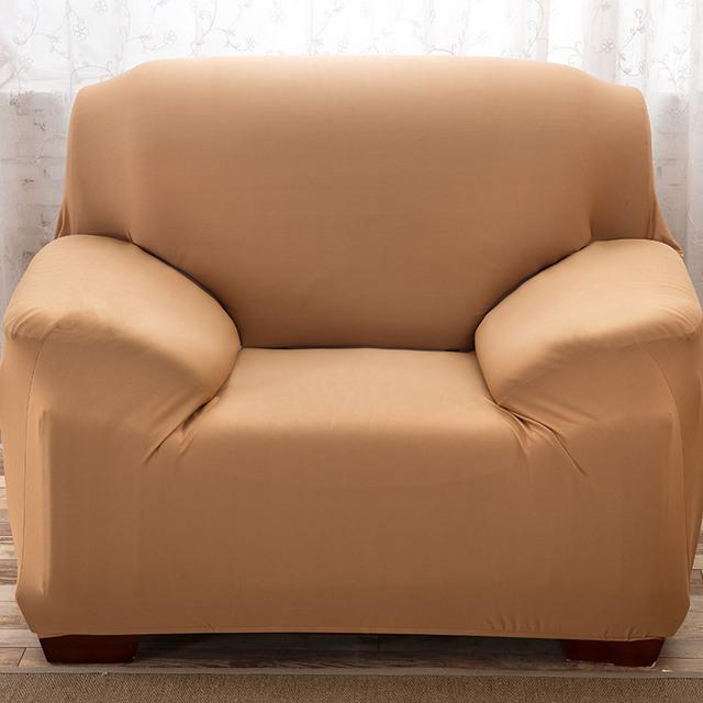 1 Seat European Style Armchair Cover with Skirt Stretch Sofa Slipcover for Living Room Elastic Sofa Corner Sofa Couch Cover