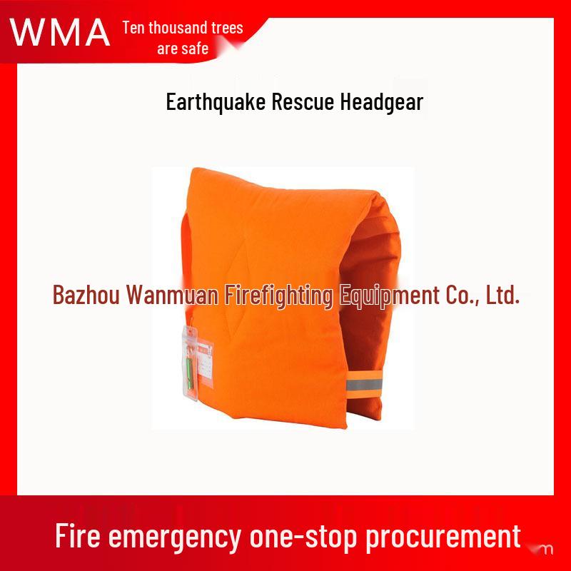 Shockproof Emergency Rescue Headgear: Flame Retardant, Anti-Smash, Disaster Escape Hood
