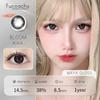 FUNSACHY 2pcs Blue Contact Lenses for Eye Natural Beauty Colorful Lense Beauty Cosmetics Pupils Yearly Use