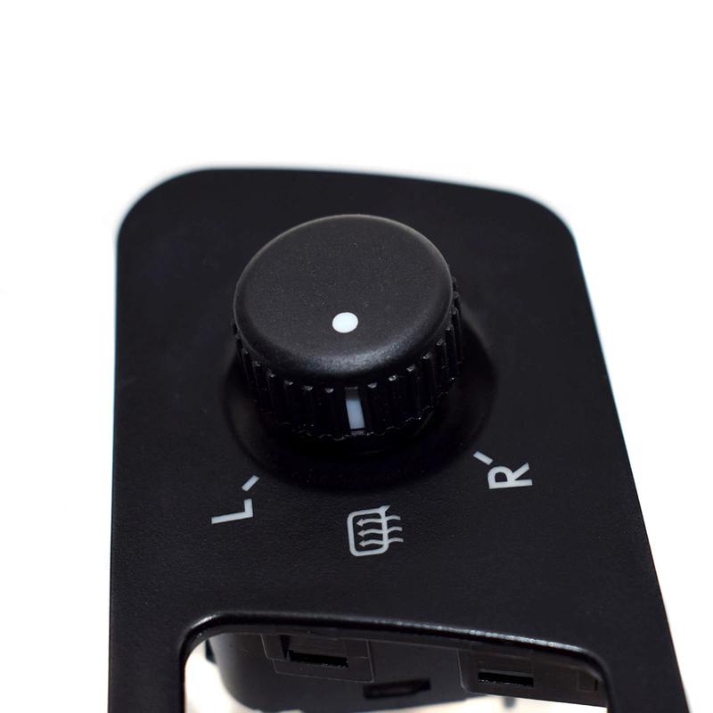 For VW Caddy Touran 2003-2015 Electric Mirror Adjust Switch Rear View Mirror Control Knob Button With Panel 1T1959552 1T1959565F