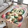 1PC Turtles Love Non-Slip Floor Carpet, Office, Family, Bedroom, Studio - Large Area Rug, Decorative Mat, Longlasting Material-C0419
