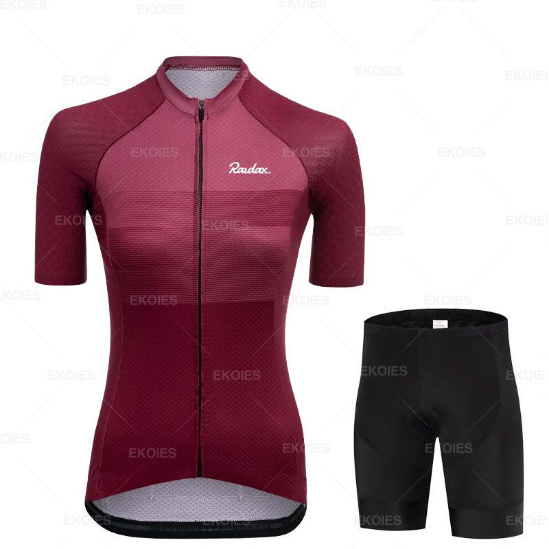 Woman Cycling Clothing Summer Short Sleeves Cycling Set Ropa Ciclismo Cycling Jersey Set Bicycle Clothing Riding Bike Clothes