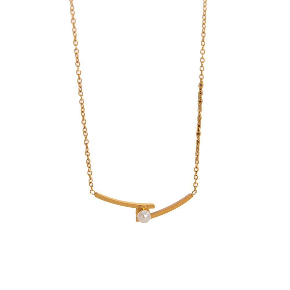 Korean Version Niche Design High-end Necklace Female Versatile Does Not Fade Spice Girl Temperament Collarbone Chain Jewelry