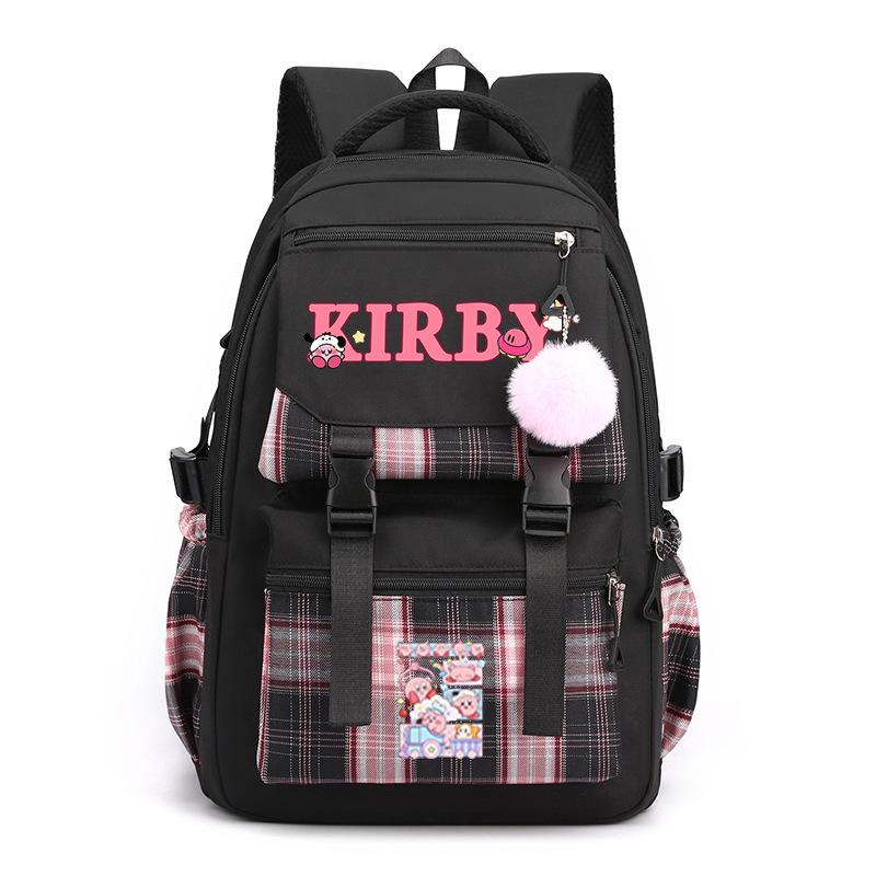Super cute star card than high-value cartoon peripheral backpack for men and women, large-capacity weight reduction student schoolbag
