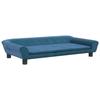 Dog Bed - Unspecified - 100x50x21 Cm - Blue Velvet - Suitable for Small Dogs