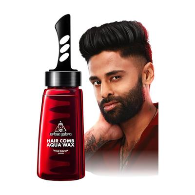 UrbanGabru Aqua Haarwachs für Männer 260 ml Starker Halt Hoher Glanz 2-in-1 Haarstyling Nasse Optik