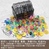Funny Pirate Treasure Chest Antique-Style Large Plastic Pirate Treasure Chest Children'S Treasure Hunt Toy Box Kids Party Props
