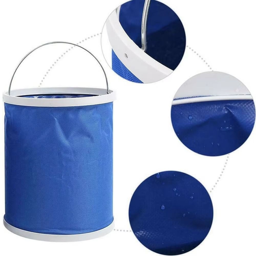 Foldable Car Washing Buckets Colorful Water Sprinkling Bucket Water Storage Container Camping