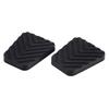 Akozon Brake Clutch Pedal Pads, Replacement for 1 Pair of Auto Rubber Brake Clutch