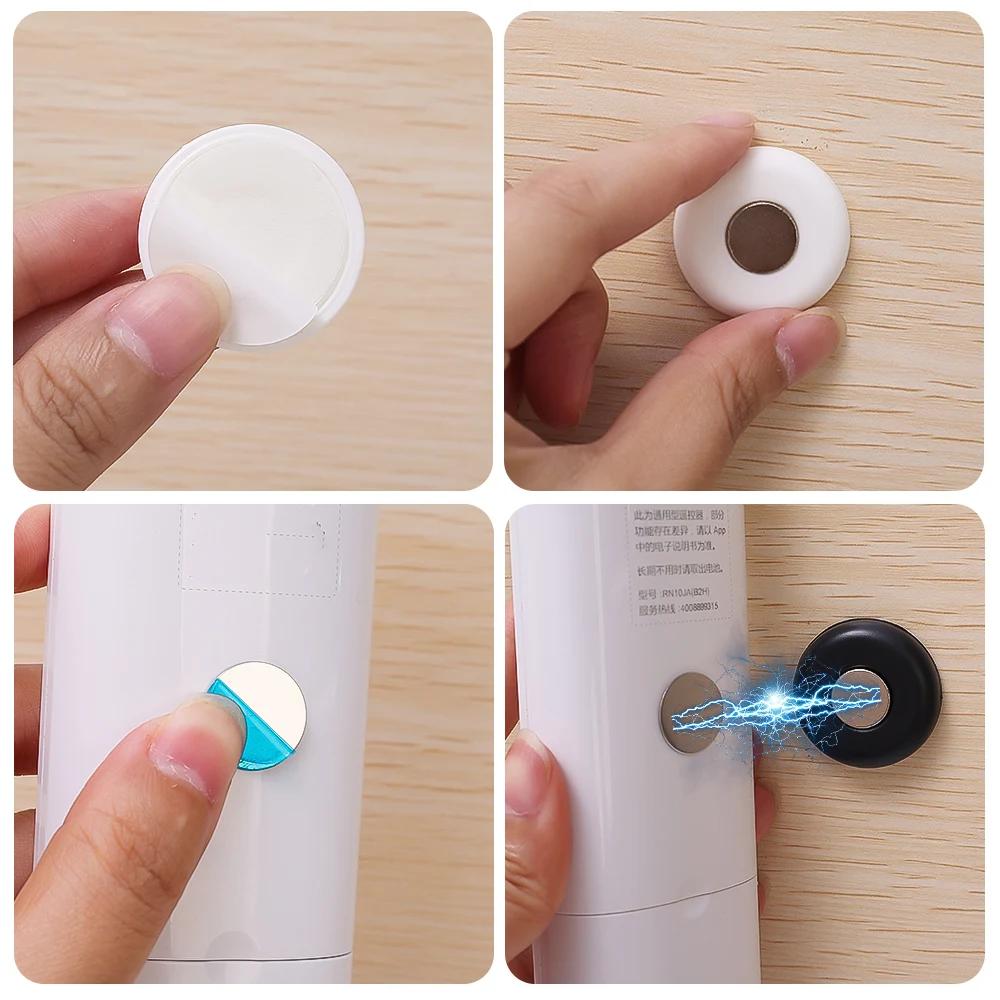 Neue Starke Magnethaken für Fernbedienung Wandmontierter Unsichtbarer Magnethalter Anti-Verloren Kühlschrankaufkleber Heim-Büro-Organizer