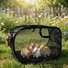 Folding Poultry Escape Fence Transparent Rutin Chicken Anti Escape Tent  Exercise Cage