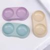 Ciotola Macaron Doppia per Cane e Gatto - Spessa, Anti-Sversamento, Facile da Pulire