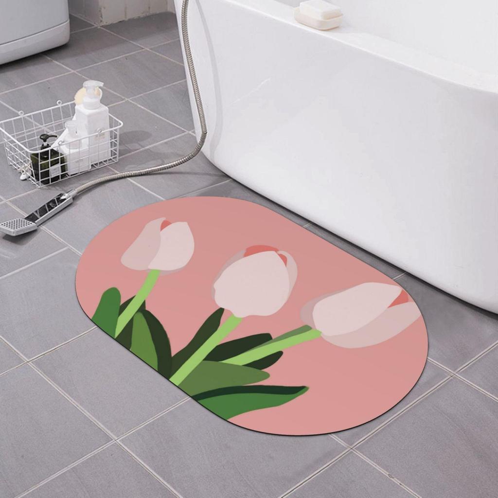 Buy Soft Diatomaceous Earth Bath Mat, Bath Rugs for Bathroom Non Slip ...