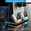 Vertical Cooling Stand For PS5 Gamepad Desk Support Game Helmet Rack with RGB Light Controller Charger Stand for PS VR2 PS5