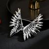 Women's Light Luxury Design Elegant Wing Brooch Fashionable And Versatile Niche Design Sense Brooch Daily Accessories