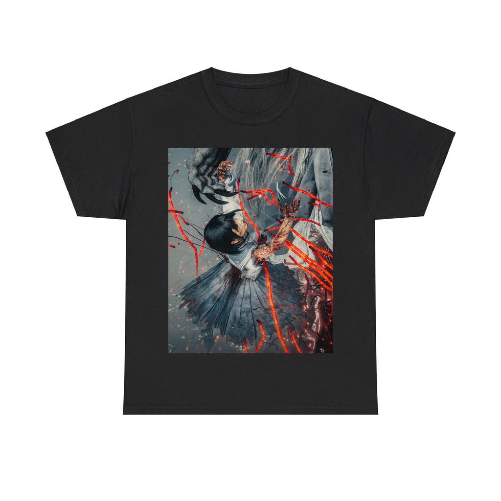 Horror Bandaged Nurse T Shirt Men Oversized Graphic Tee Streetwear Casual Short Sleeve Cotton Top Vintage Dark Aesthetic For Men