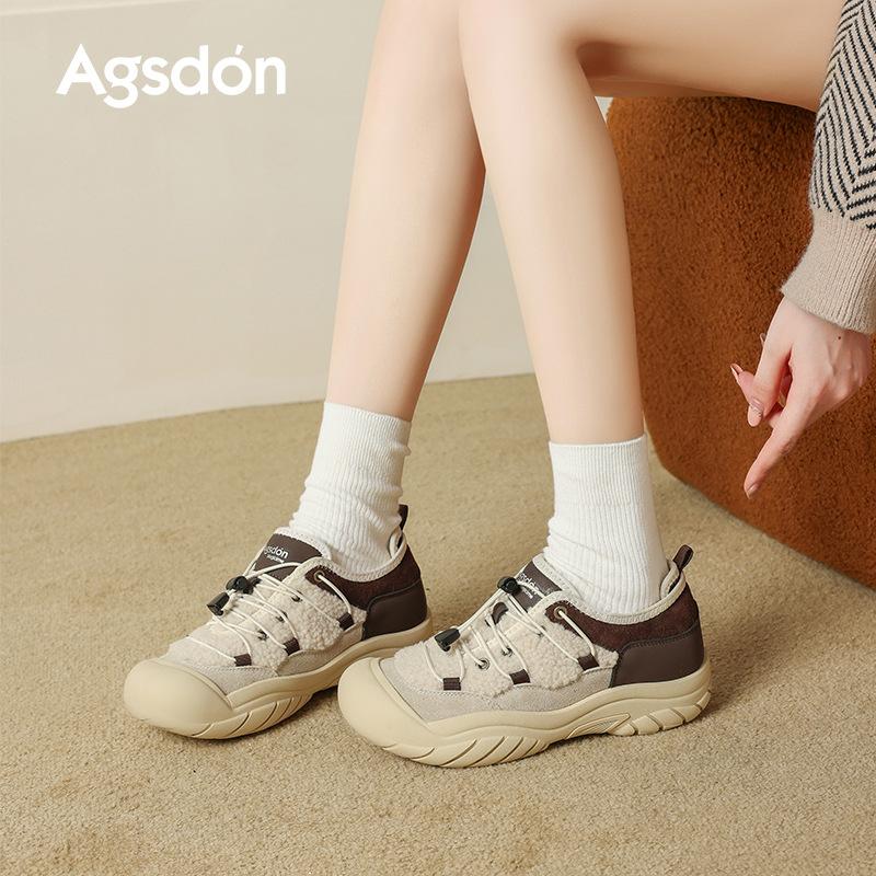 Augustine hiking shoes women's 2025 new autumn and winter outdoor hiking and climbing sports shoes casual cotton shoes