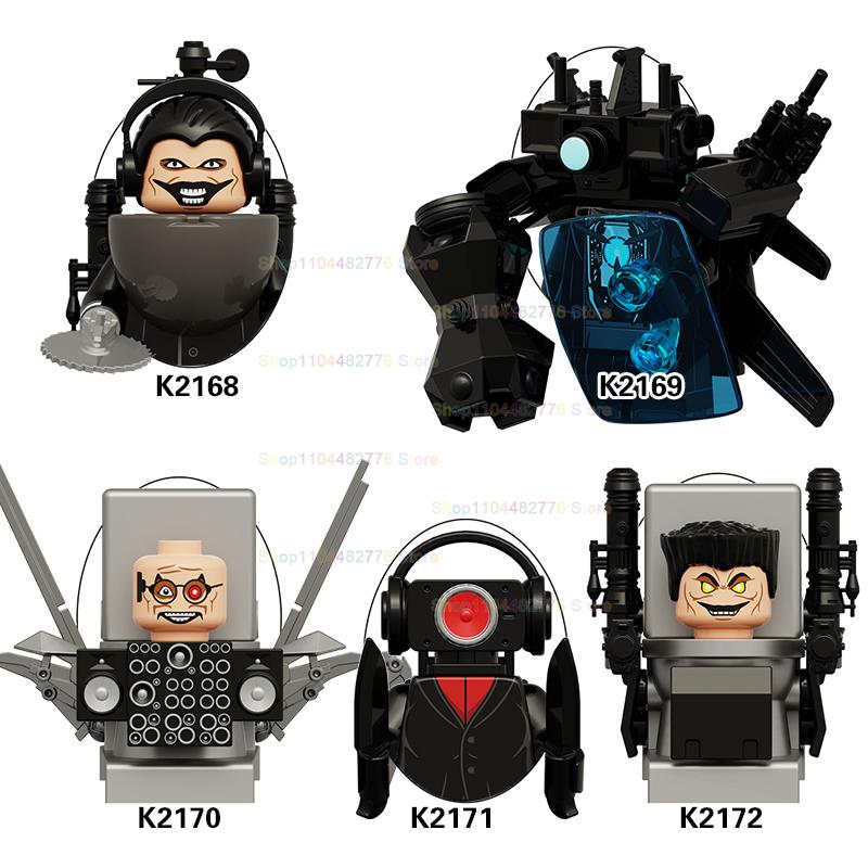 Nuevas Figuras KDL SWAT Skibidi Toilet Man Anime Juguetes de Bloques TvMan Titan Cameraman Speakerman Ladrillos Modelo Juguete Para Regalo de Cumpleaños de Niño