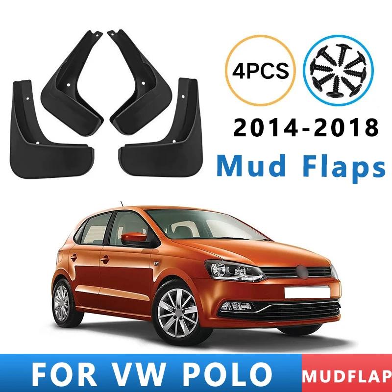 

Mud Flaps Fit for Volkswagen POLO 2014-2018 2015 2016 2017 Mudguards Tire Fenders Splash Proof Accessories Wheel Guards 4ps POLO 2014-2018