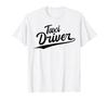 Retro Swoosh Job Title - Taxi Driver T-Shirt