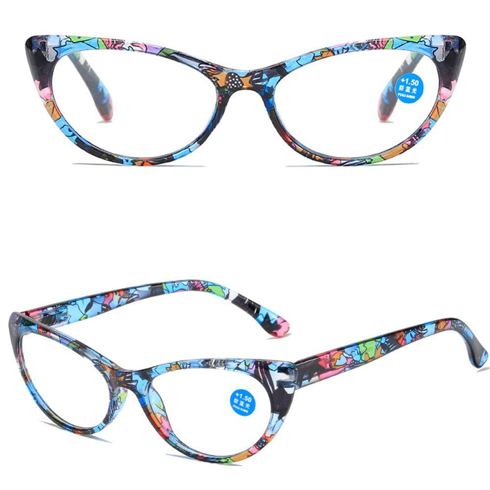 Fashion Flowers Elegant Vintage Eye Protection Reading Glasses Ultra Light Frame Floral Eyeglasses
