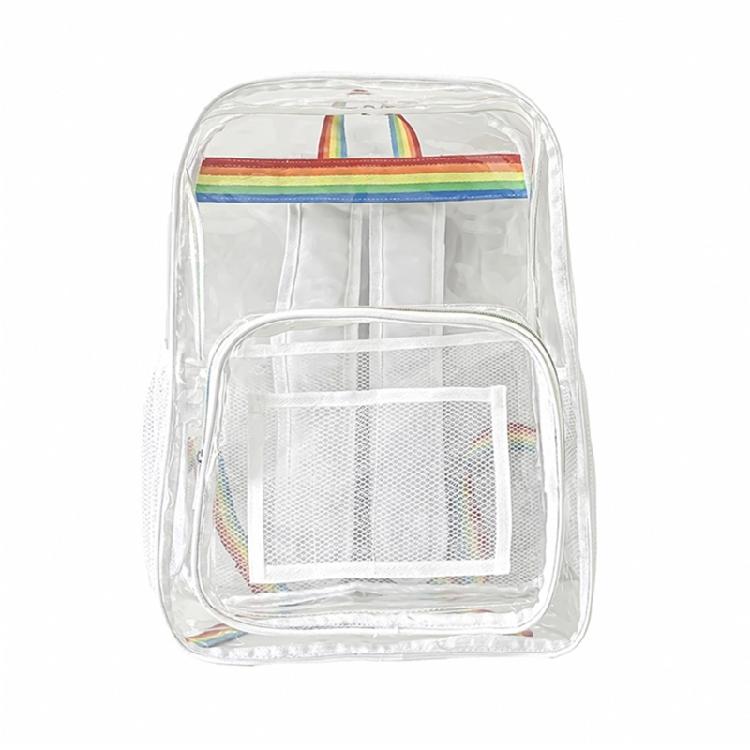Fashion Bookbags Waterproof Clear Bags Teens Student Schoolbag Casual Bags 1 белый 1930₽