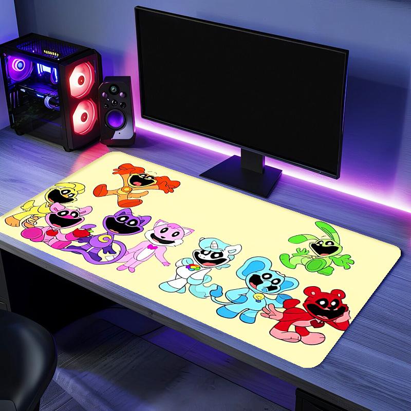 Smiling Critters Mouse Pad - Non-Slip Rubber Base, Smooth Surface for Work,Gaming,Office,And Home Use, Desk Mouse Pad