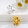 Sterling Silver 999 My Melody 3D Ribbon Pendant Charm
