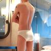 U Convex Solid Color Breathable Man Briefs Ice Silk Low-Waist Male Underwear for Inside Wear