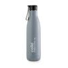Insulated Steel Water Bottle For Travel Gym Office Use | Leakproof Cold Drink Flask With BPA-Free Safe Lid | Sleek Grey Design With 720ml Capacity
