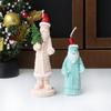 Stylish Handmade Soap and Candle Crafting Christmas Silicone Mould Flexible Home Decoration Supplies for Art Projects