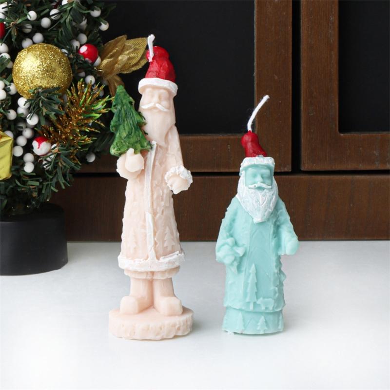 Stylish Handmade Soap and Candle Crafting Christmas Silicone Mould Flexible Home Decoration Supplies for Art Projects