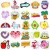 50 Small Fresh Net Map Stickers Graffiti Stickers Suitcase Skateboard Refrigerator Laptop Decoration Anti