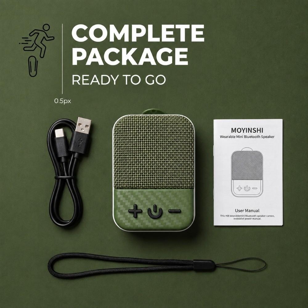 Wireless Mini Wireless Audio Speaker for Sports Running Hiking Outdoor Travel Gym Workout